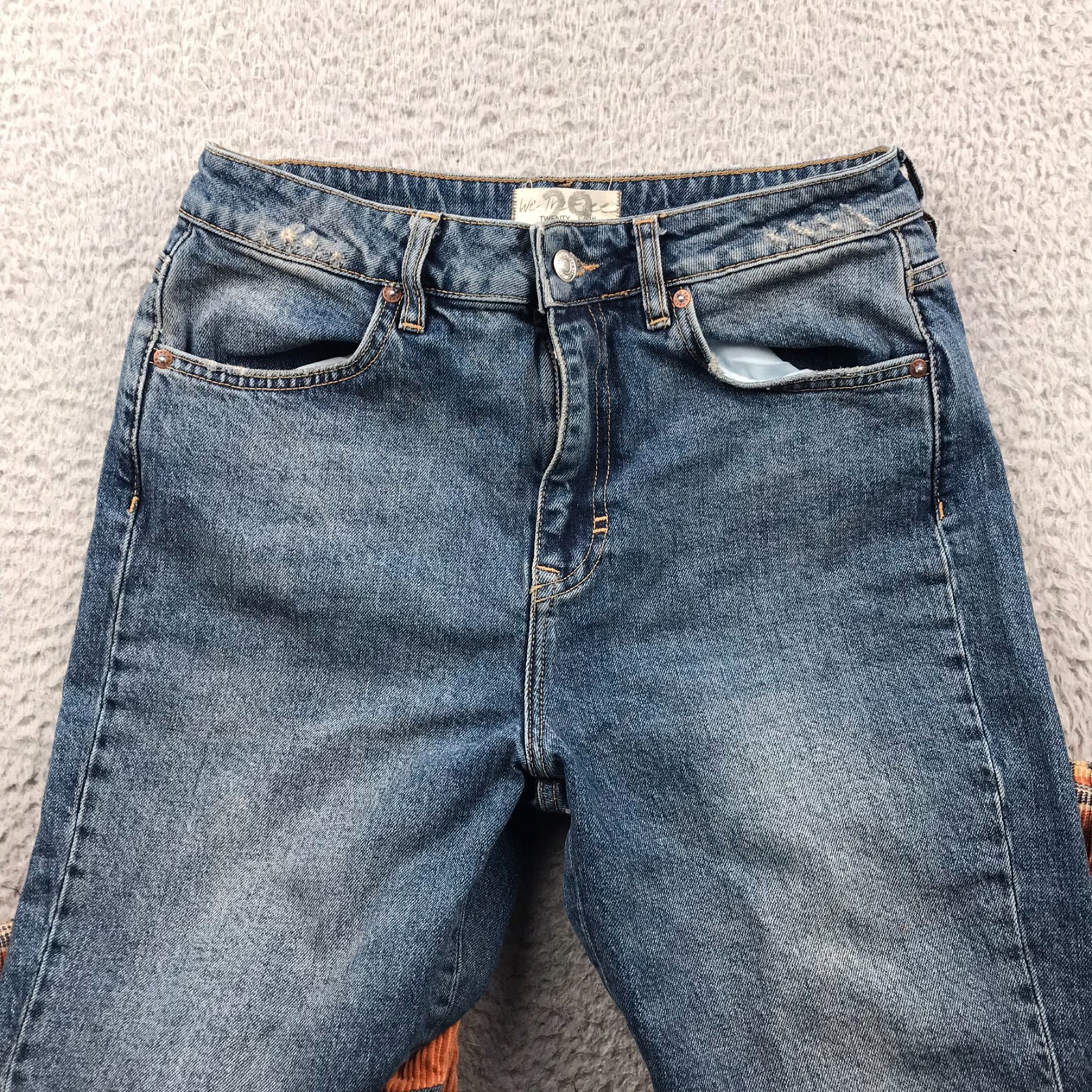 We The Free People Flashback Patchwork Flare Jean… - image 4