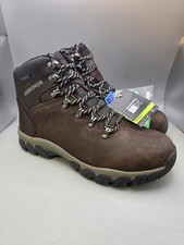 Karrimor Coniston Waterproof Walking Boots Mens Brown Leather UK 7 EU 41 Shoes