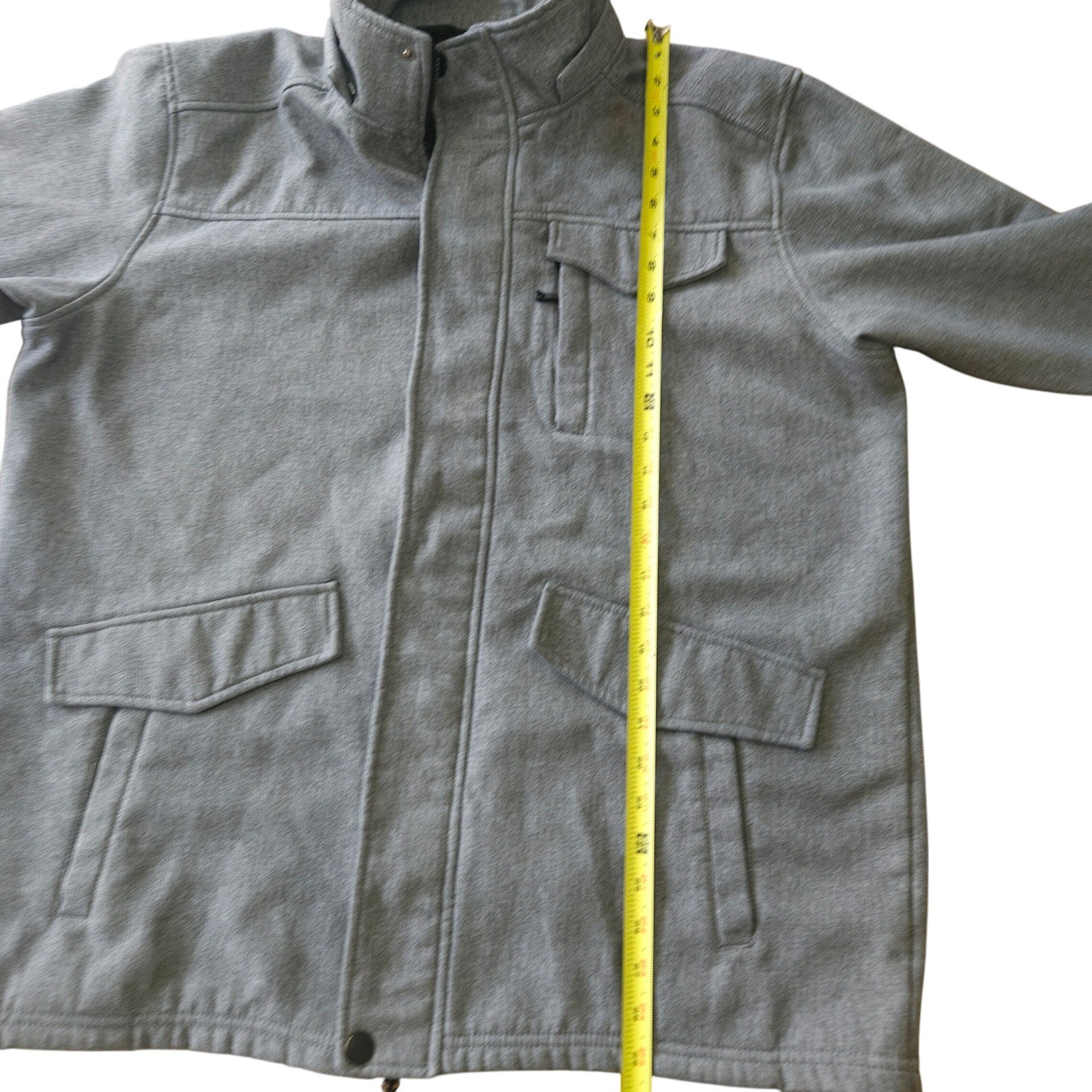 Ben Sherman FUNCTION Softshell Jacket Gray Full Z… - image 5