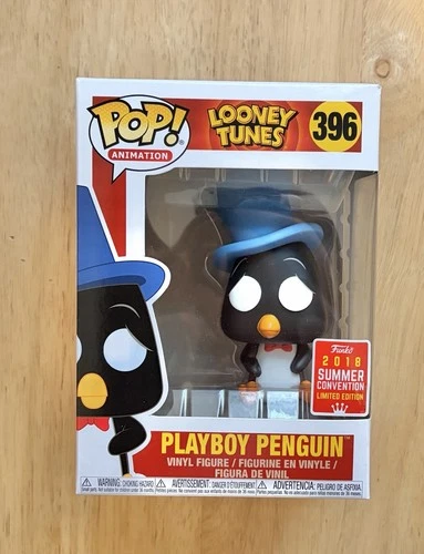 FUNKO POP ANIMATION PLAYBOY PENGUIN 2018 SDCC EXCLUSIVE NEW IN BOX #396