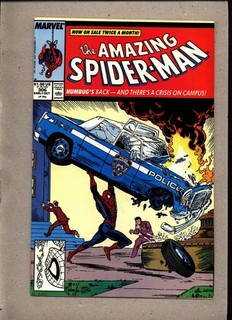 AMAZING SPIDER MAN #306_OCT 1988_VF/NM_ACTION COMICS COVER SWIPE_TODD McFARLANE