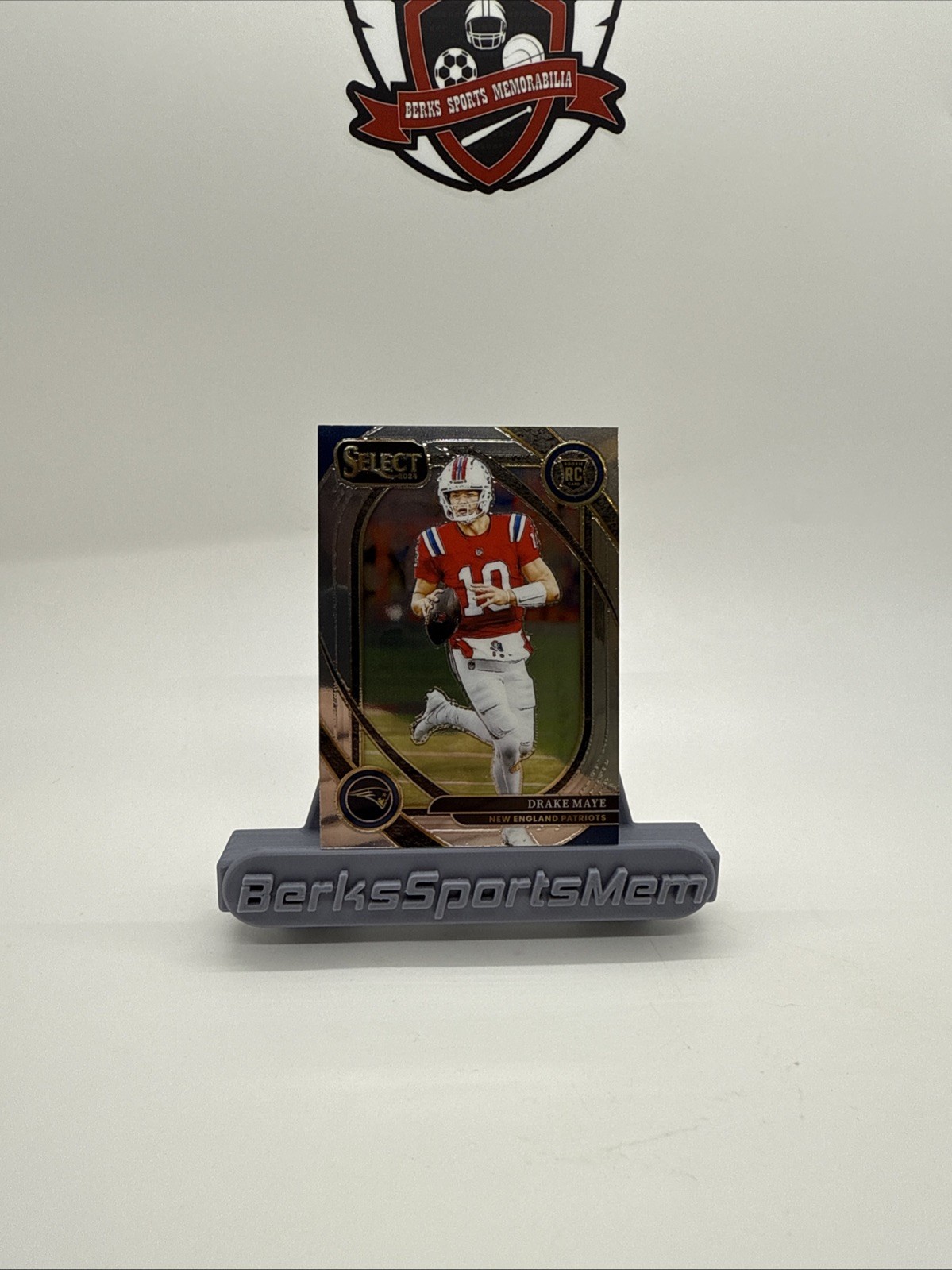 2024 Panini Select - Club Level Drake Maye #218 Silver Prizm (RC)