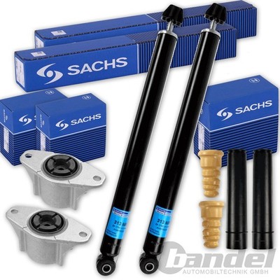 2x SACHS STOSSDÄMPFER+DOMLAGER+SERVICE KIT HINTEN passend für VOLVO C30 V50 S40