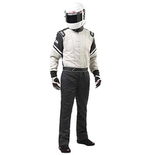 Simpson Racing L205171 Legend II Racing Suit Adult Small Gray/Black