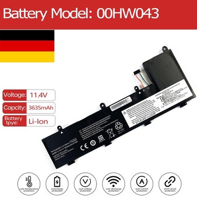 00HW043 Akku für Lenovo ThinkPad Yoga 11e 3rd Gen 20G8-S03400 11E 4th 01AV443