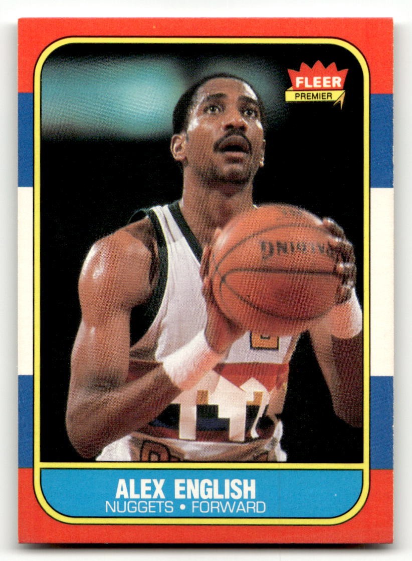 1986-87 Fleer #30 Alex English