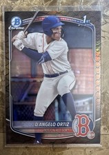 2025 Bowman - Chrome Prospects D'Angelo Ortiz #BCP-61 Reptilian Refractor (RC)