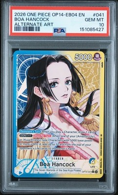 2026 ONE PIECE EN THE AZURE SEA'S SEVEN ALTERNATE ART LEADER BOA