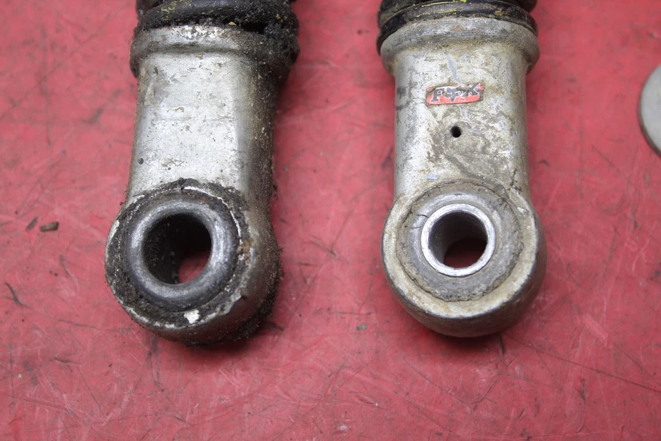 1987 SUZUKI JR50 LEFT RIGHT REAR BACK SHOCKS SHOCK SET PAIR SUSPENSION - Image 3 of 4