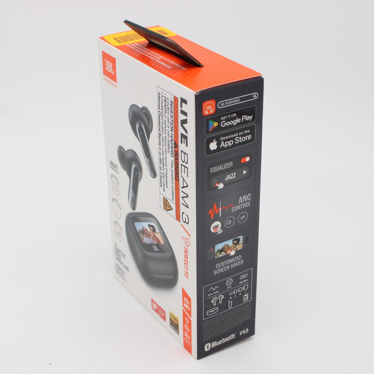 JBL Harman Live Beam 3 Bluetooth Headset Black for sale