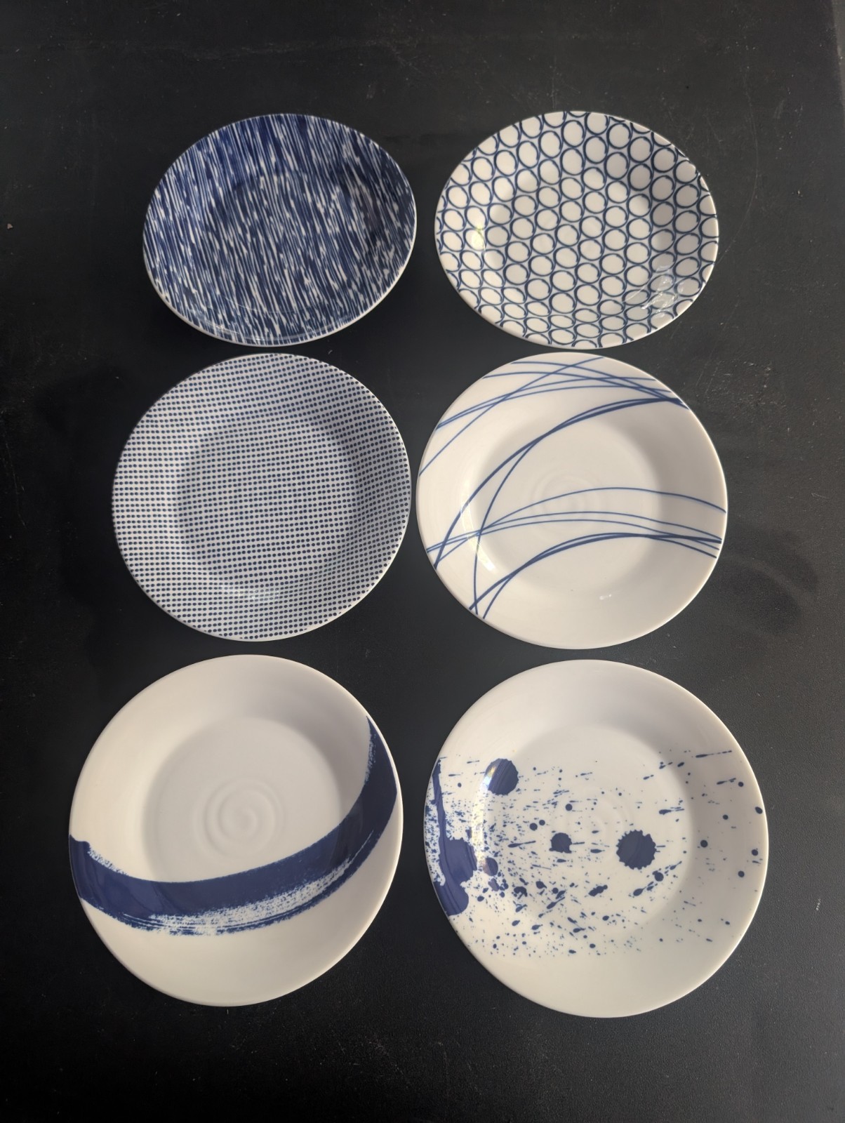 6 Royal Doulton Pacific Blue Bread Side Tapas Plates 6.25&rdquo;