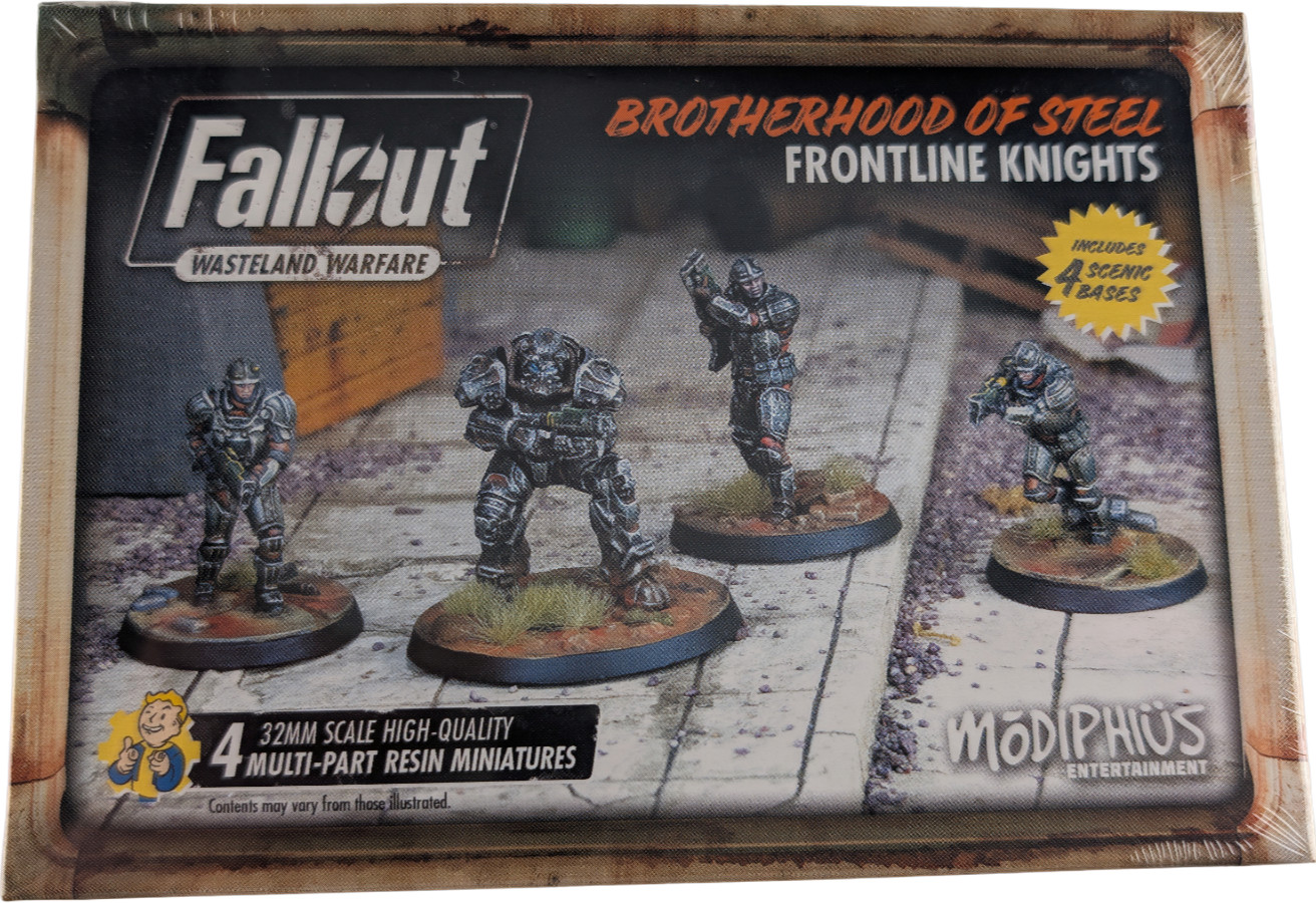 Fallout Wasteland Warfare Brotherhood of Steel Frontline Knights Modiphius New