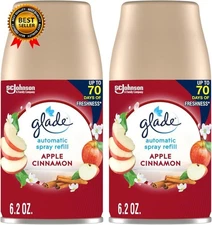 Automatic Spray Refill, Apple Cinnamon Scented Air Freshener for Home / Bathroom