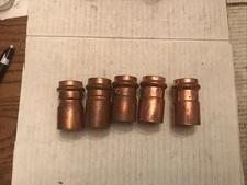 Lot Of  5 Viega Streamline 1 1/4X 3/4 in. Press Copper Fitting Reducing Coupling