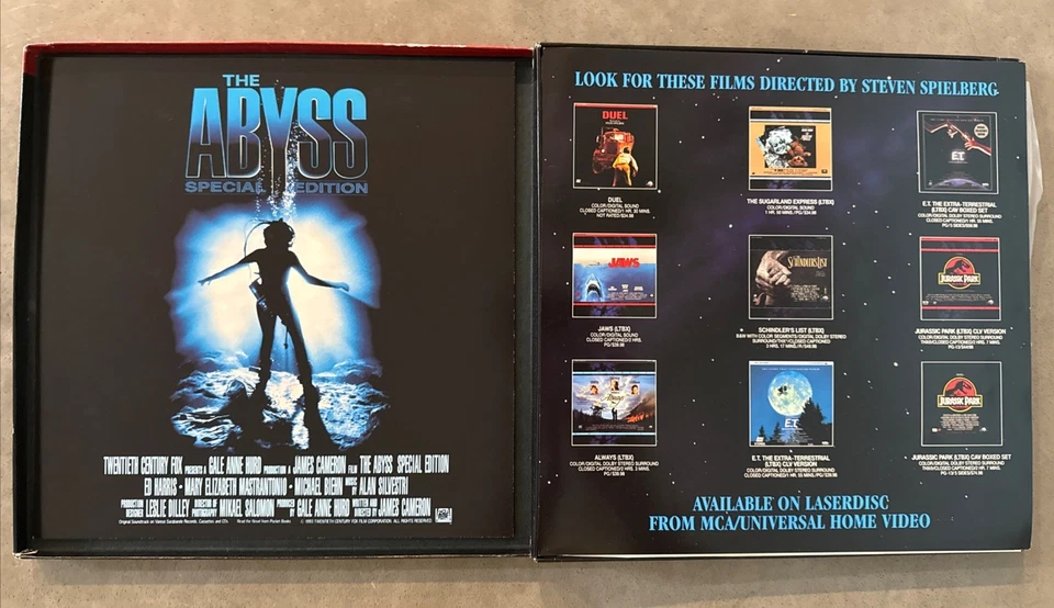 🌊 The Abyss Special Edition LaserDisc Box Set (1993) – 1st THX Certified LD 🌊 - Image 3 of 3