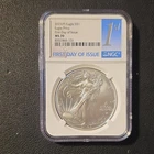 U.S. Mint 2025(P) $1 American Silver Eagle 1 oz .999 Eagle Privy NGC MS70