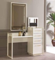 Schminktisch Mit Spiegel Design Luxus Konsole Kommode Schlafzimmer Modern Stil