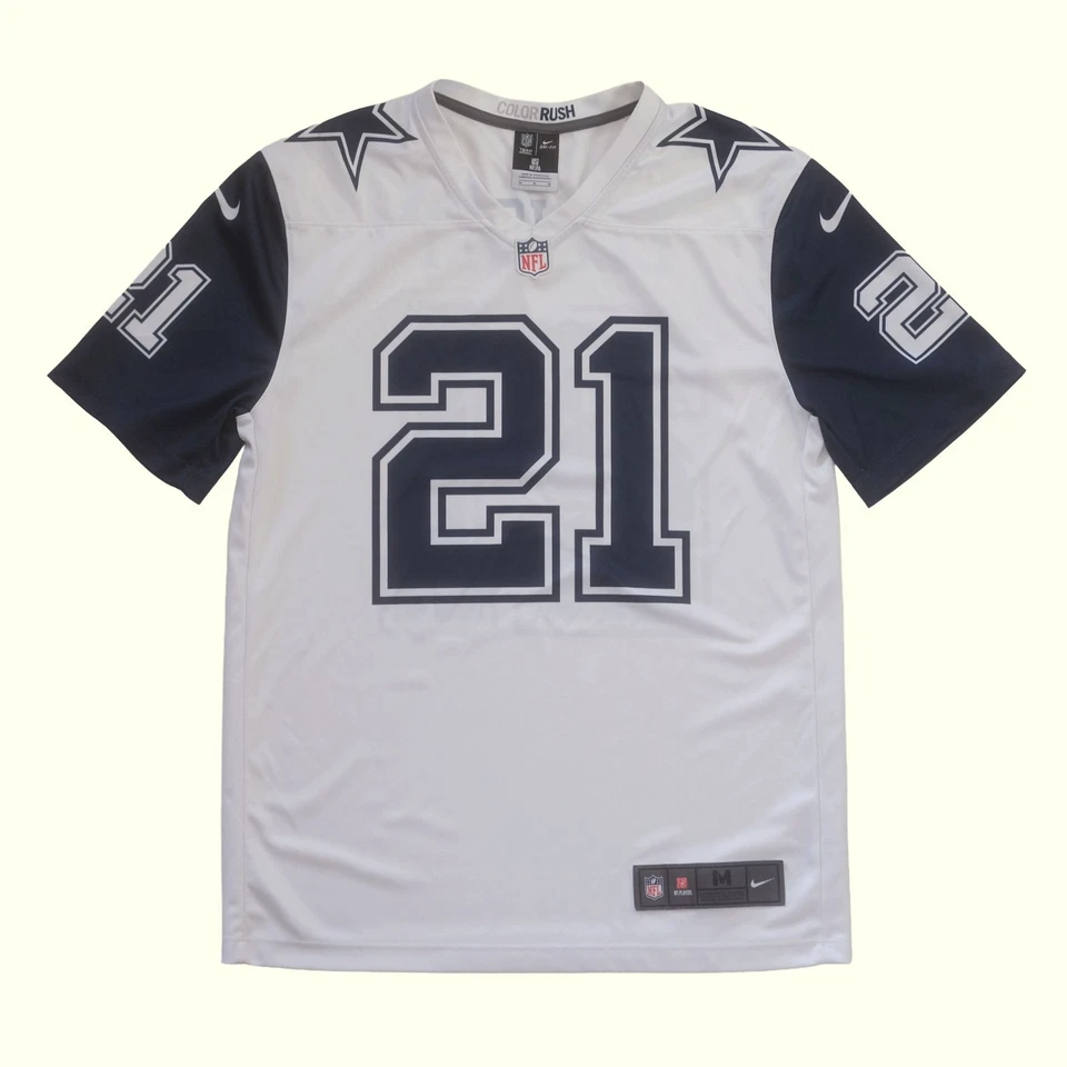 CAMISETA DE FÚTBOL NIKE DALLAS COWBOYS DE COLECCIÓN Y2K ZEKE ELLIOT COLOR RUSH 2017 TALLA M Foto 2 de 4