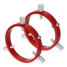 80mmD Adjustable Guiding Scope Rings, 2pcs Metal Guide Scope Rings, Red
