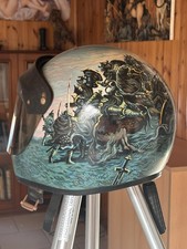 casco moto  vintage  Esposizione