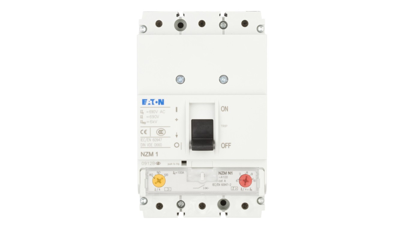 Circuit Breaker 3P 100A 50kA NZMN1-A100 259085 LZM, NZM, LN, PN