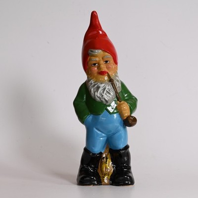 Seltener Heissner Gartenzwerg 33 cm   Originalfarbe   Prägung   Vintage   Top
