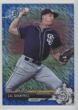 2017 Bowman Chrome Prospects Blue Shimmer Refractor Cal Quantrill #BCP55 0x1