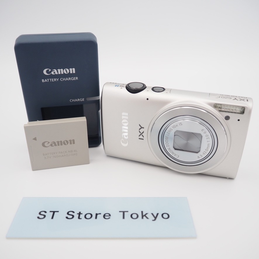 Mint] Canon IXY 620F Compact Digital Camera 12.1 MP Silver w