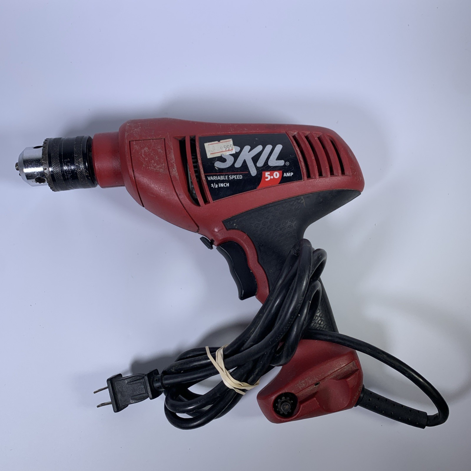 SKIL 1/2&rdquo; Variable Speed Drill, 5 AMP, Model 6325 Used Tested Works