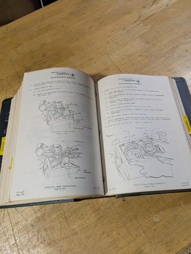 Vintage Boeing 707 Cargo Jet Maintenance Manual Volume 5 - 1 Book Only Of Set - Imagen 15 de 19
