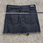 American Eagle Black Jean Skirt Womens 10 Next Level Stretch High Rise Mini — photo 9