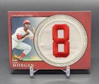 2012 Topps Series 1 JOE MORGAN Commemorative Retired Number Patch Reds RN-JM