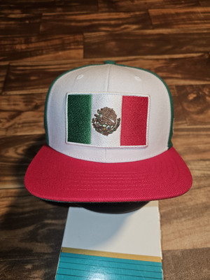 Mexico Top Of The World Sample Sports Mexico Flag Patch Hat Cap Y2k Snapback 