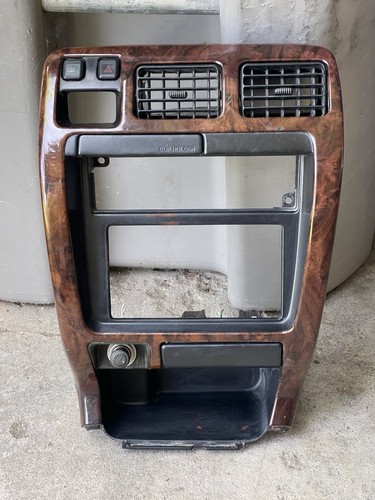 1996-1998 Toyota 4Runner Limited Woodgrain Radio Climate Control Bezel Trim