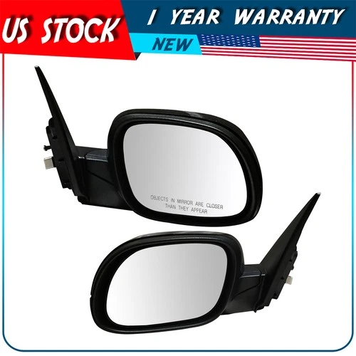 For 2014-2022 Kia Soul Power Side View Door Mirror Left Right Side Black Smooth