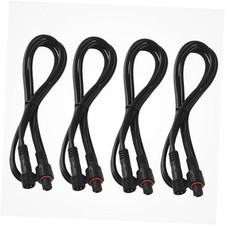 4PCS 4FT 2 Prong Rock Lights Extensions Wire, Waterproof 4pcs 4ft extensions