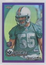 2010 Topps Chrome Retail Purple Refractor /555 Koa Misi #C119 Rookie RC