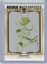 2022-23 The Cup #PREM-111 Jiri Sekac Rookie Masterpieces Yellow Printing Plate