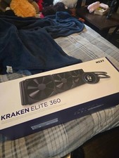 NZXT Kraken Elite 360 3x120mm AiO Liquid CPU Cooler - Matte Black