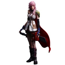 Final Fantasy XIII Lightning 10.1in Action Figure Play Arts Shin Square Enix NIB