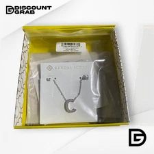 Kendra Scott Letter C Pendant Necklace - Rhodium - BRAND NEW