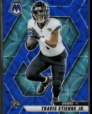 2025 Panini Mosaic #121 Travis Etienne Jr. Blue Scope