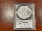 2021 (W) PCGS MS70 Silver Eagle - T1 Struck at West Point - Gold Ultra Label