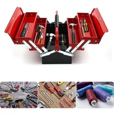 Car repair Metal Tool Box CantileverToolbox 43cmx22cmx21cm 3 Tiers 5 Tray