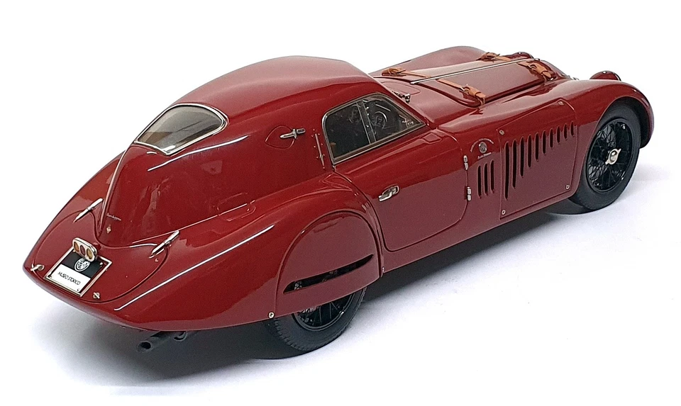 CMC 1/18 Scale M-107 - 1938 Alfa Romeo 8C 2900B Special Touring Coupe - Burgundy - Image 2 of 4