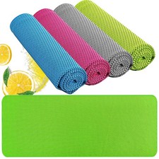 4 Pack Cooling Towels Breathable Sweat Ice Towel for Sports Yoga Golf Gym