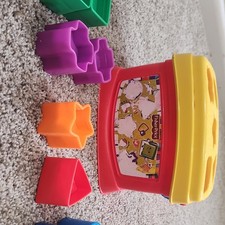 Fisher-Price Shape Sorter Toy with Colorful Multicolor Blocks