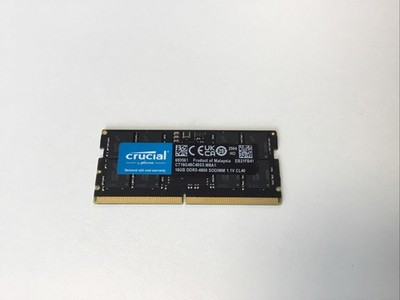 Crucial 16GB DDR5 SODIMM 4800MHz 1.1V CL40 Notebook Speicher CT16G48C40S5 NEU