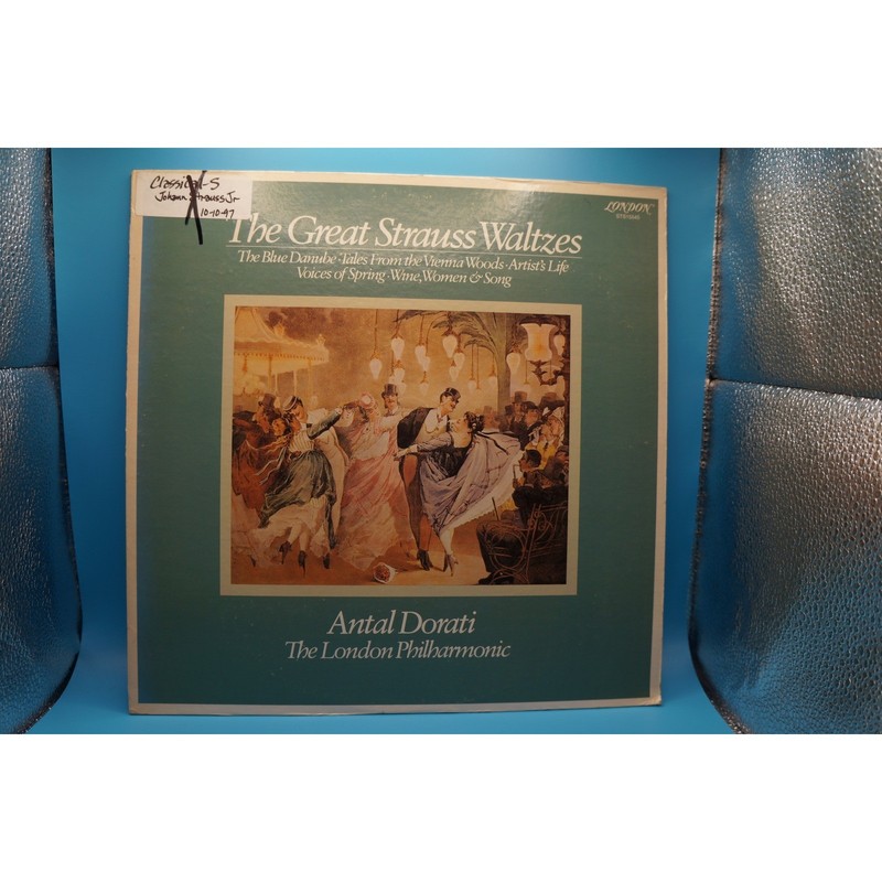 The Great Strauss Waltzes Antal Dorati London Philharmonic Vinyl LP STS 15545