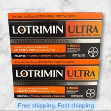 FOR 2 Lotrimin Ultra 1 Week Treatment Antifungal Cream 1.1oz EXP03/2026 NEW